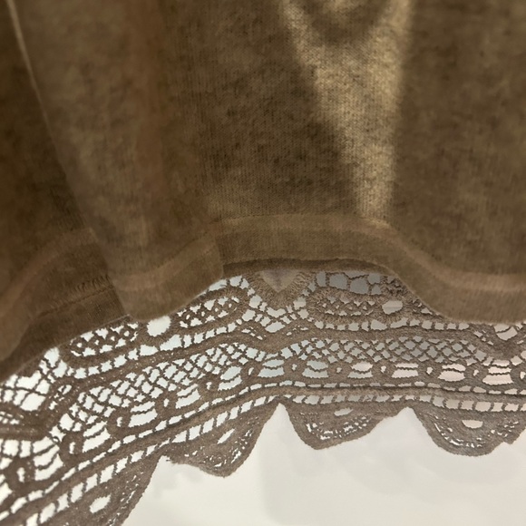 Brown(light) Lace Tunic Dress - Picture 5 of 7